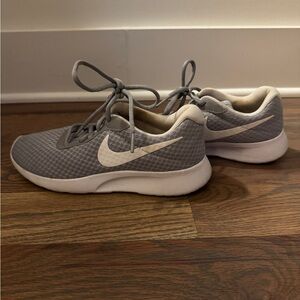 Nike Gray and Cream Athletic Shoes
